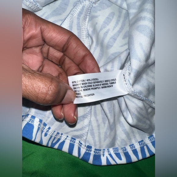 NWT Diane Von Furstenberg x Target Blue Patterned Women's Skirt size Large - Picture 7 of 10